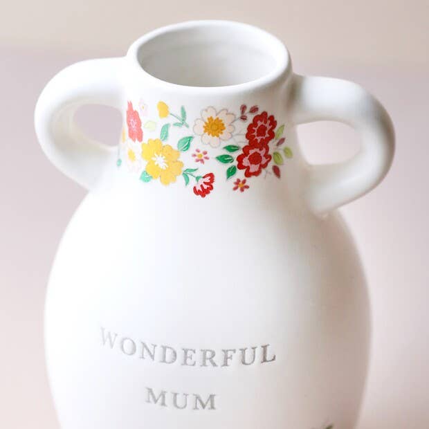 Lisa Angel - Wholesale Vase - Large Ceramic Wonderful Mum Floral Vase, H15.5cm1