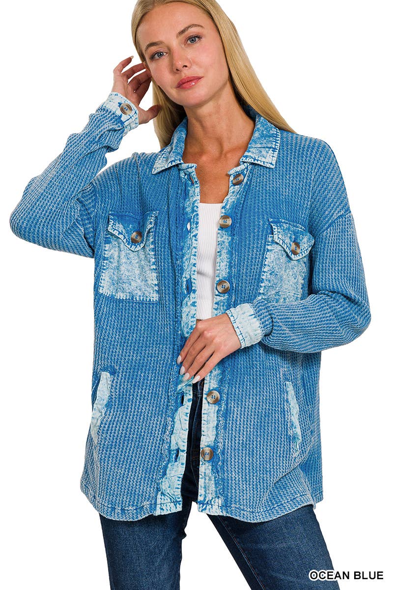 42POPS – wholesale Stickad topp - Dam – .Waffle Stickad Topp Prov9