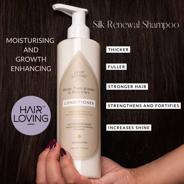 Hair Loving – wholesale Hair conditioner – Silk Renewal Conditioner With Biotin and Rosemary - Vegan3