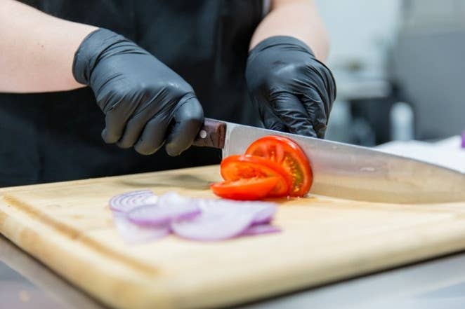 First Glove - Wholesale Cleaning Gloves - First Glove 4 Mil Black Nitrile Gloves Case of 1000/CT2