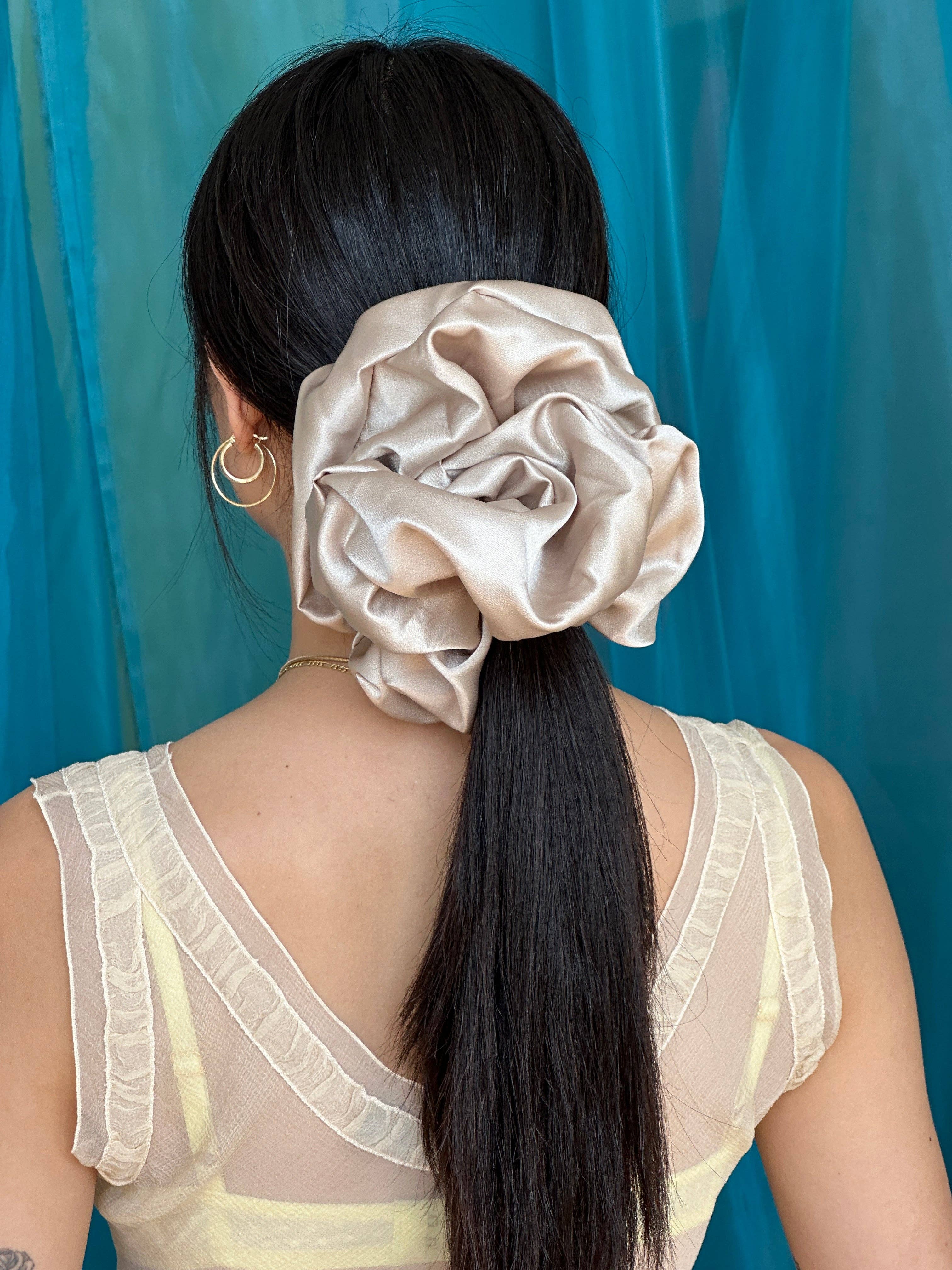 Room Shop - Vendita all'ingrosso Scrunchie - Donna - Maxi elastico per capelli in raso4