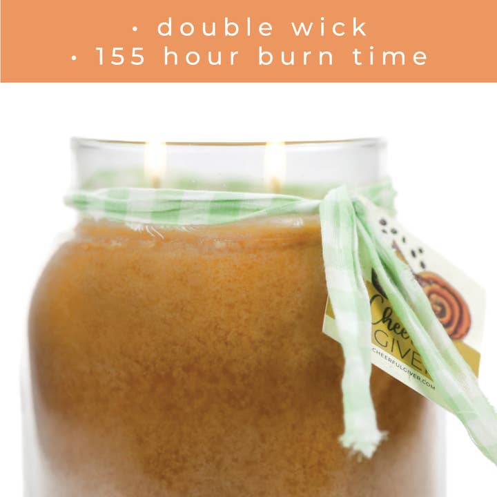 A Cheerful Giver - Wholesale Jar/filled candle - KOTL Papa Candle (34oz.) – Pecan Belgium Waffles3