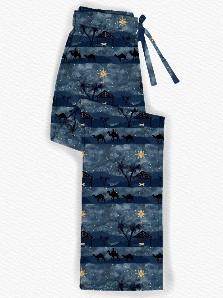 Star of Bethlehem Adult Pajama Pajamas for wholesale by Tiny Revival Clothing Co.