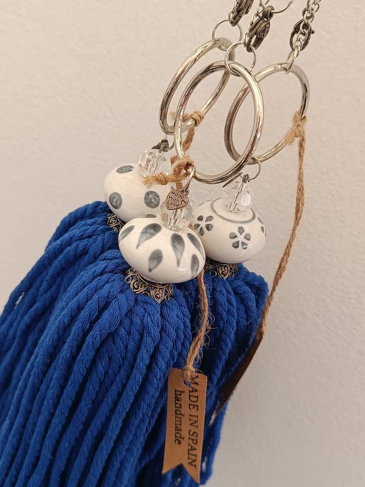Blue Sea - Decorative Boho Tassel for Curtains, Doors or Furniture for wholesale by Tassel and Co