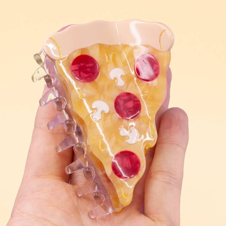 Joanna Behar - Wholesale Hair Clip - Women's - New york italian Pizza Hair claw clip0