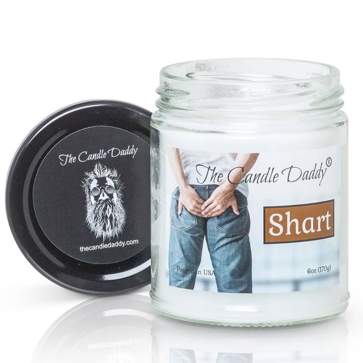 The Candle Daddy - Wholesale Jar/Filled Candle - Shart - Funny Wet Fart Scented Melt Jar/Filled Candle