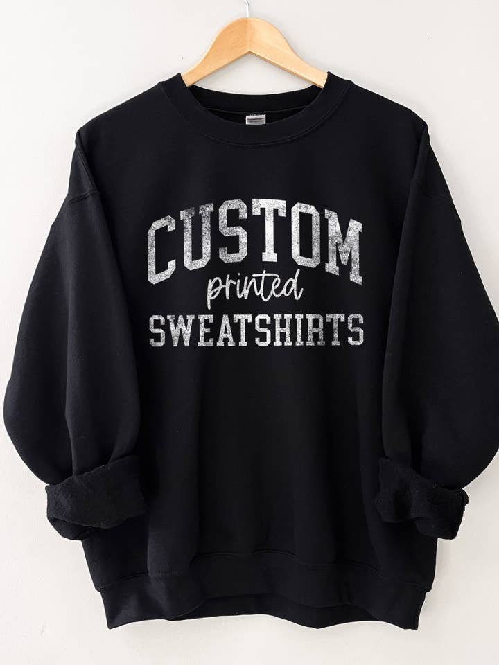Peculiar People Designs - Wholesale Graphic Sweatshirt - Women's - Custom Crewneck Sweatshirt With Your Name Location Or Logo19