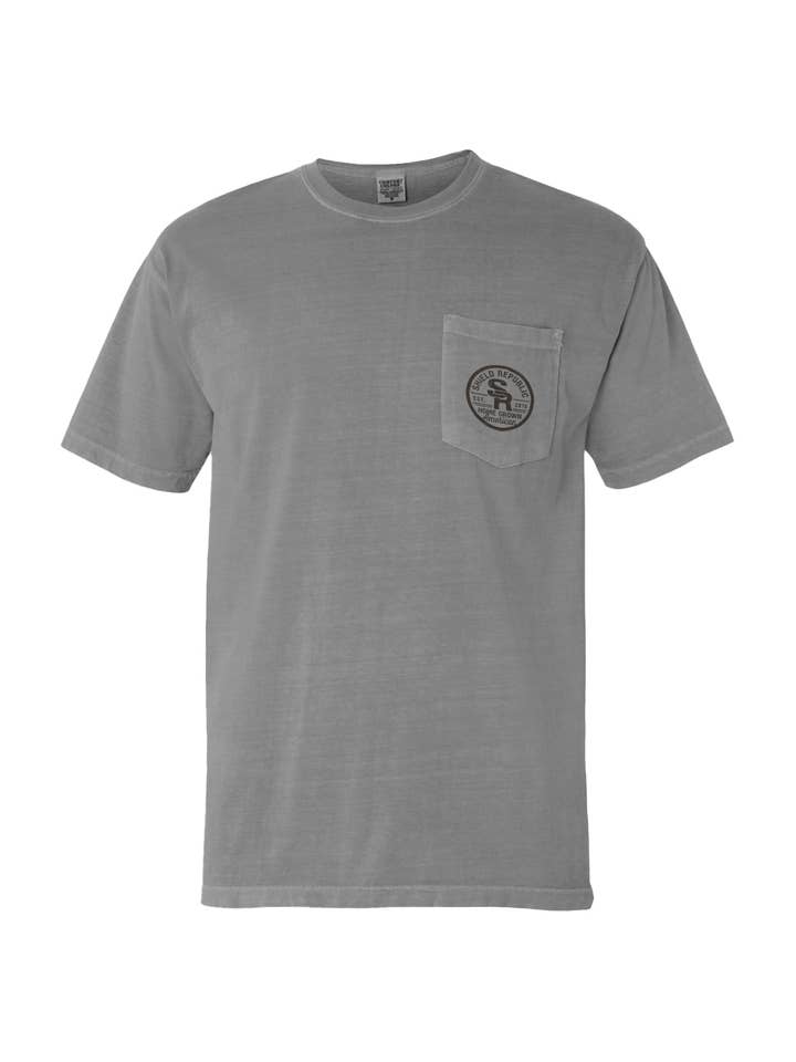 Shield Republic - Wholesale Screen Printed T-Shirt - Men's - Backyards and Busted Knuckles Pocket Tee