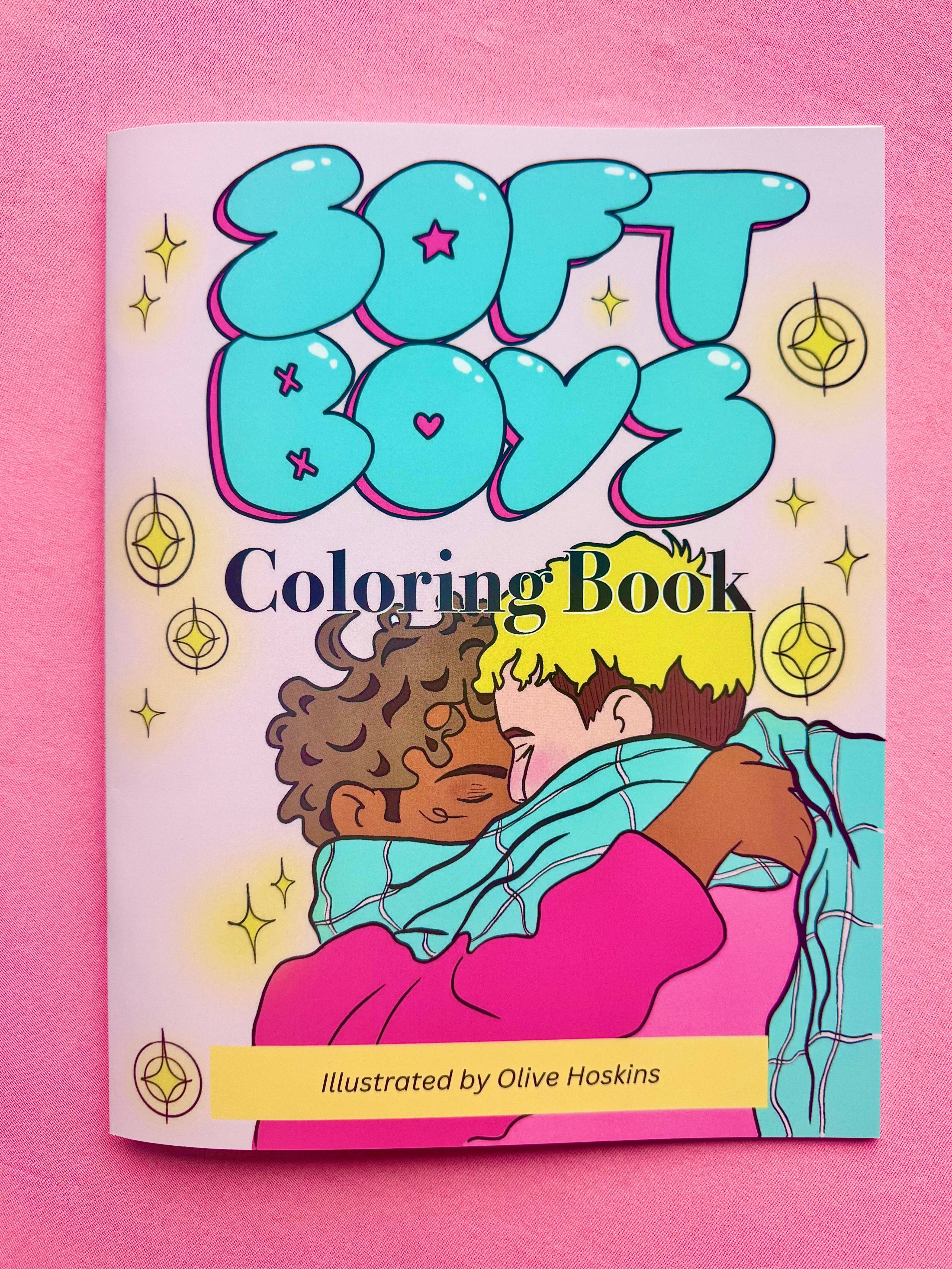 SoftBoysClub - Wholesale Coloring & Activity Book - Adult - Soft Boys, Trans-Masculine Coloring Book (Digital Download)2