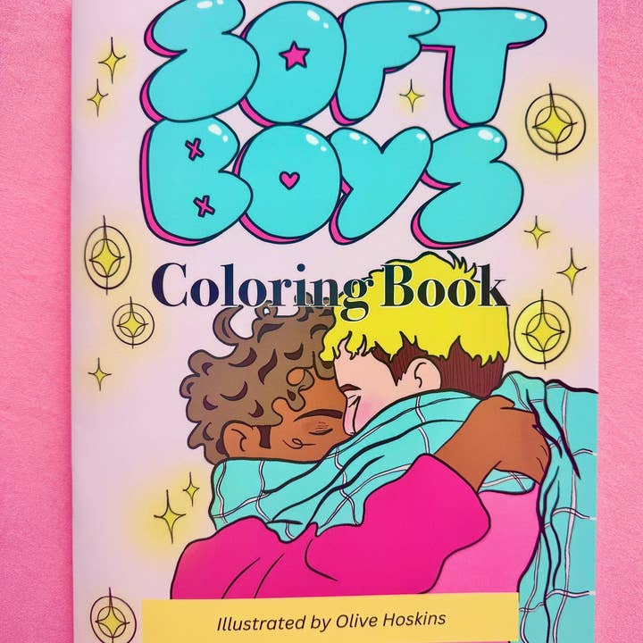 SoftBoysClub - Wholesale Coloring & Activity Book - Adult - Soft Boys, Trans-Masculine Coloring Book (Digital Download)2