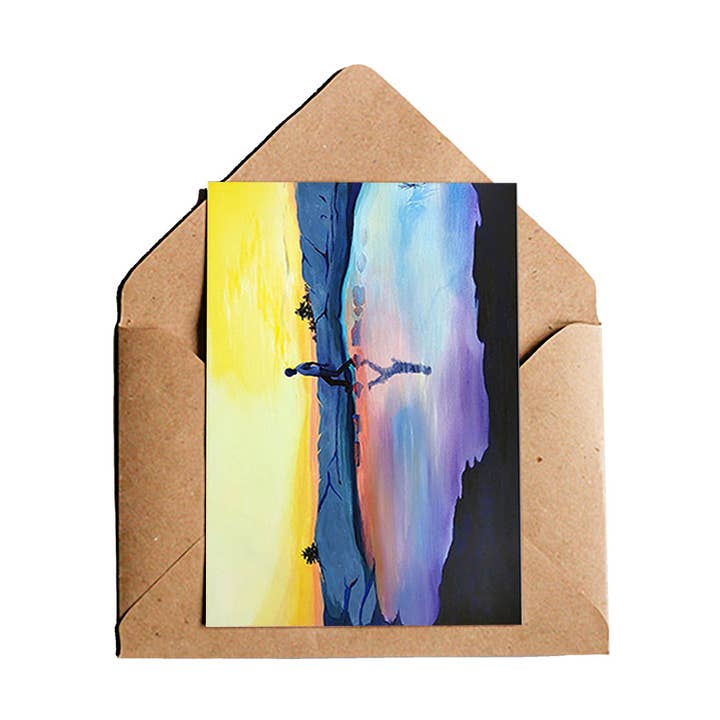 Cartão de felicitações Jahdiel on the Rocks por atacado de Jazzymade