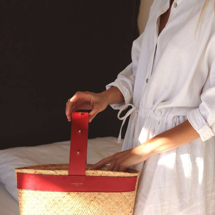 Lastelier – Großhandel Strandtaschen – Sac Borneo - Rot