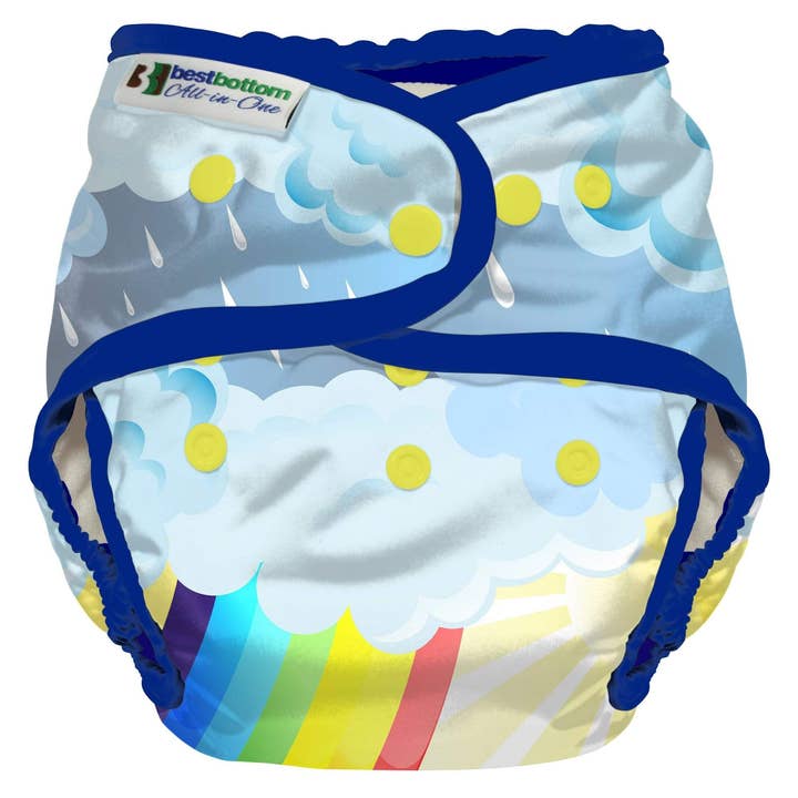 El mejor pañal de fondo todo en uno - A través de la tormenta para venta al por mayor de Nicki's Diapers (Planetwise Wholesale)