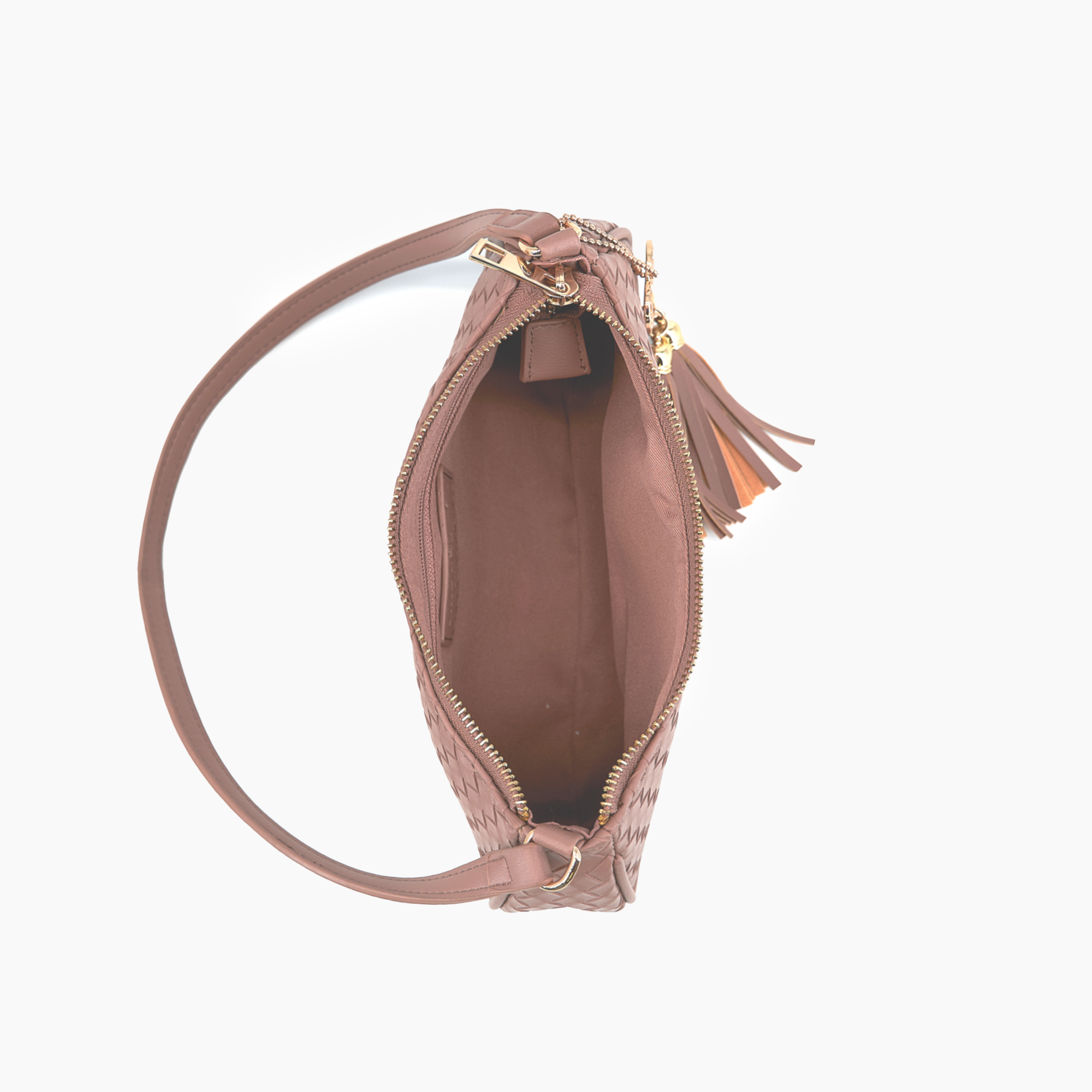 Like Dreams - Wholesale Shoulder Bag - Women's - Fashion Tote Bag with Zipper Stylish Shoulder Bag Tassels2