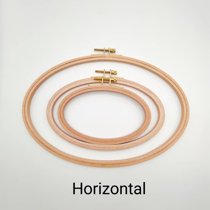 SChandworks - Wholesale Embroidery/Cross Stitch Supplies - Beechwood Embroidery Oval Hoop