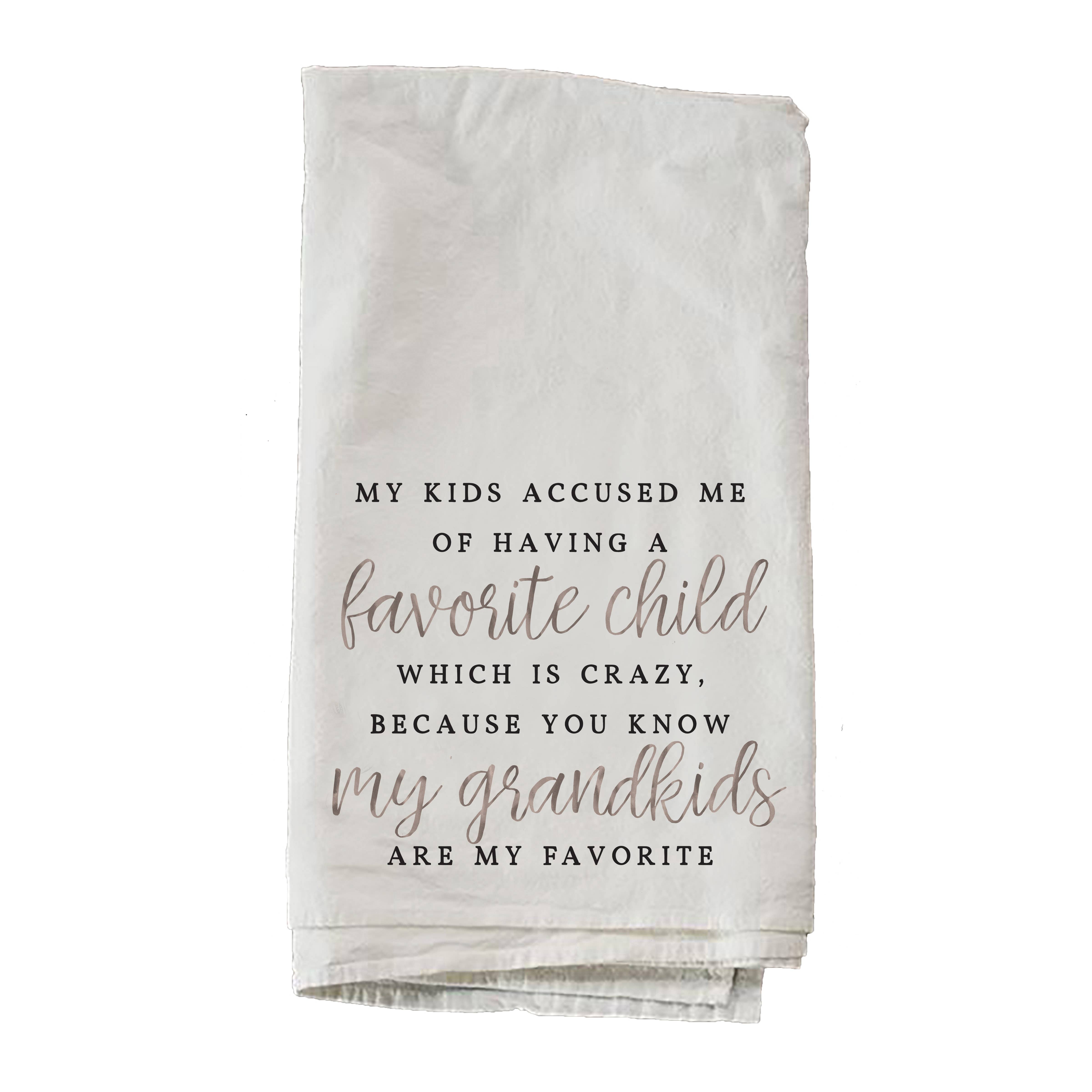 Kendrick Home - Wholesale Tea Towel - Favorite Child Towel0