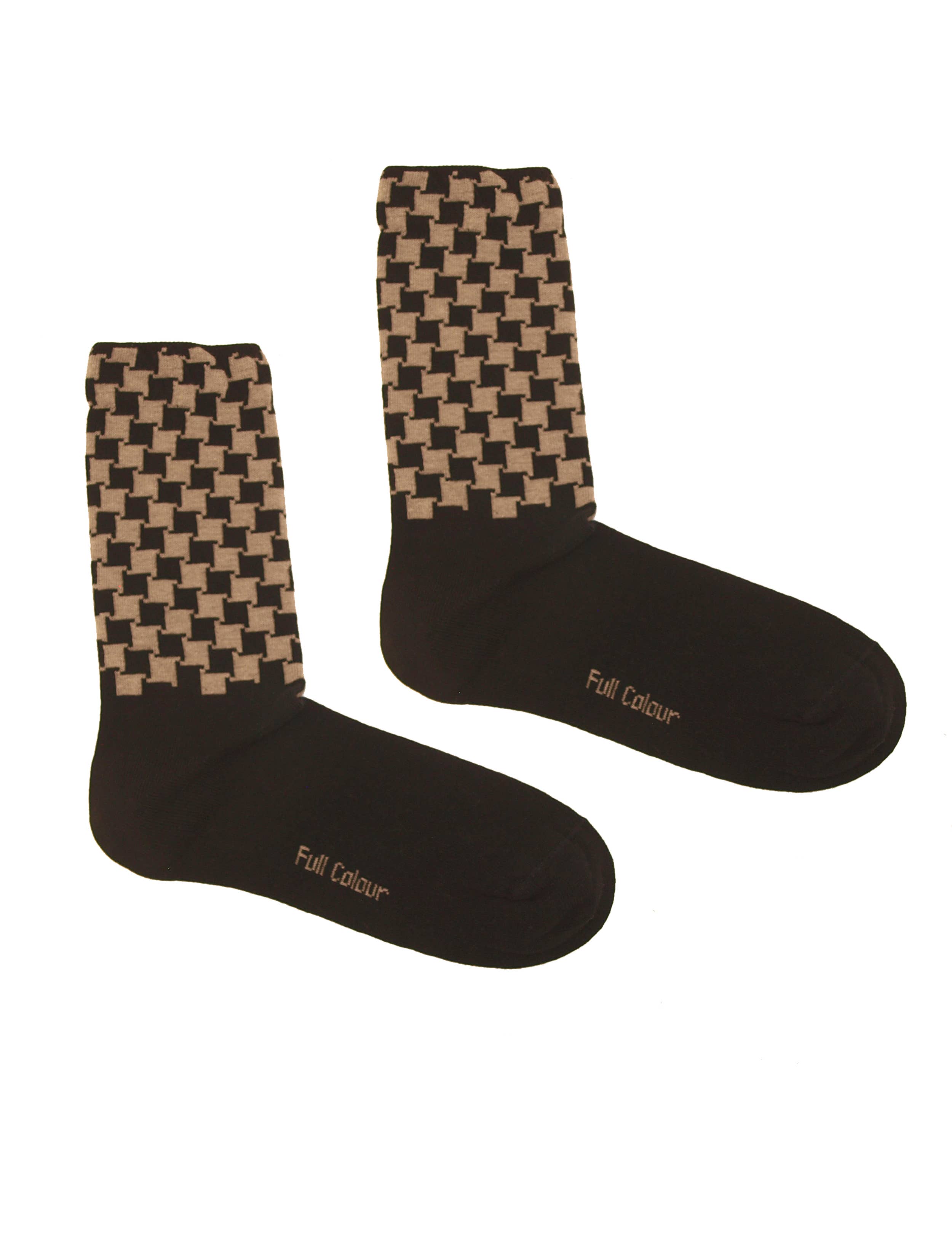 grey HOUNDSTOOTH GRAY SOCK for wholesale on Faire