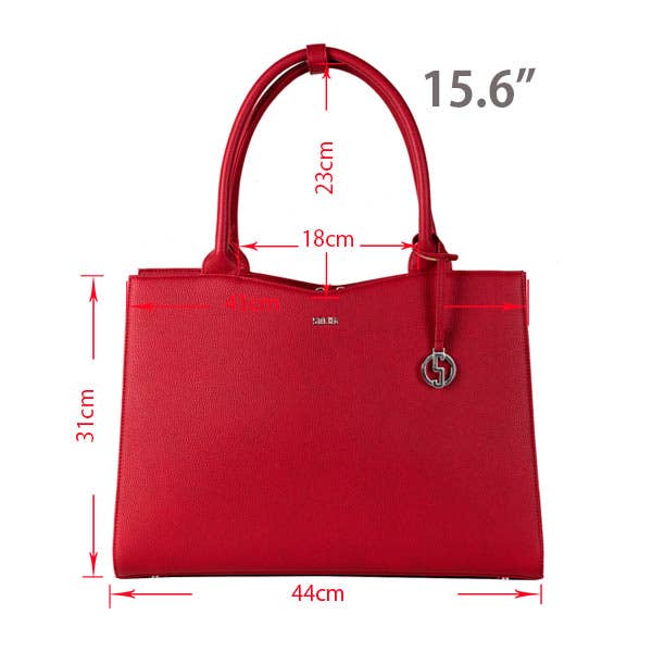 Socha - Wholesale Laptop Bag - Women's - Women's laptop bag/business bag - straight red 15 inch4