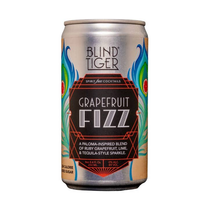 Grapefruit Fizz Non-Alcoholic Cocktail - ONLY 30cal; 4gcarb for wholesale by Blind Tiger Spirit-Free Cocktails