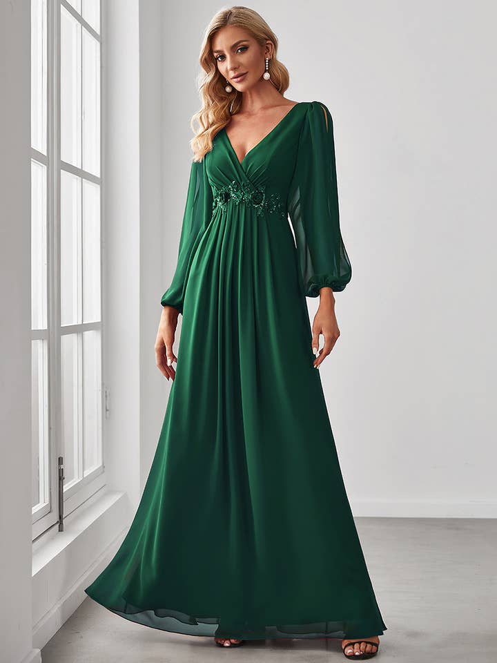 Ever-Pretty - Wholesale Gown – Women's - 2 Style Elegant Chiffon Bridesmaid Dress79