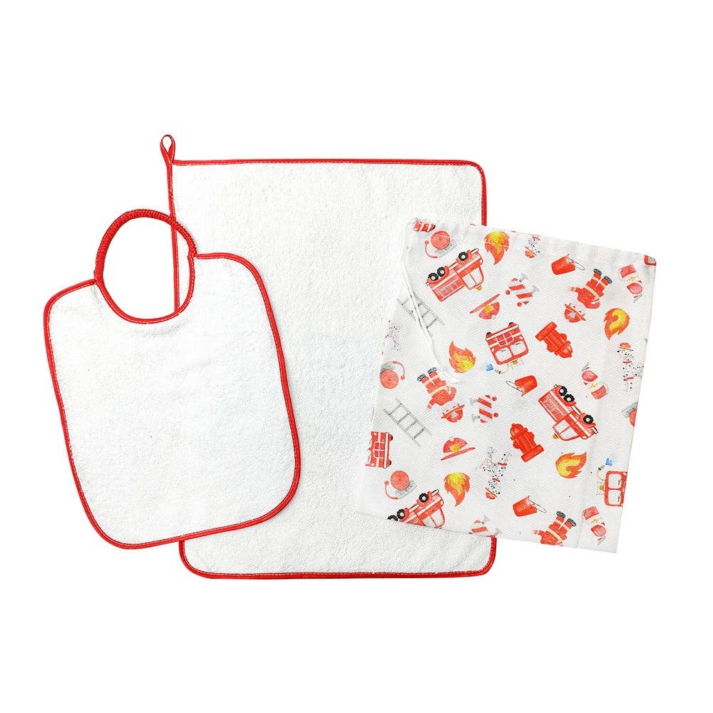 Almatex srl - Wholesale Clothing Set - Baby - Sebastian 3-piece set: bib with elastic band+towel+bag7