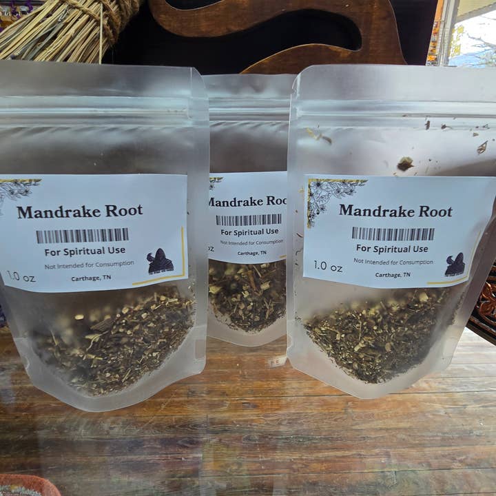 Mandrake Root Dried Herb for Spiritual Use for wholesale by The Rouge and Raven