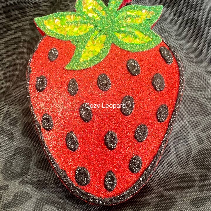 Cozy Leopard Boutique - Wholesale Car Freshener - Women's - Strawberry Car Freshie