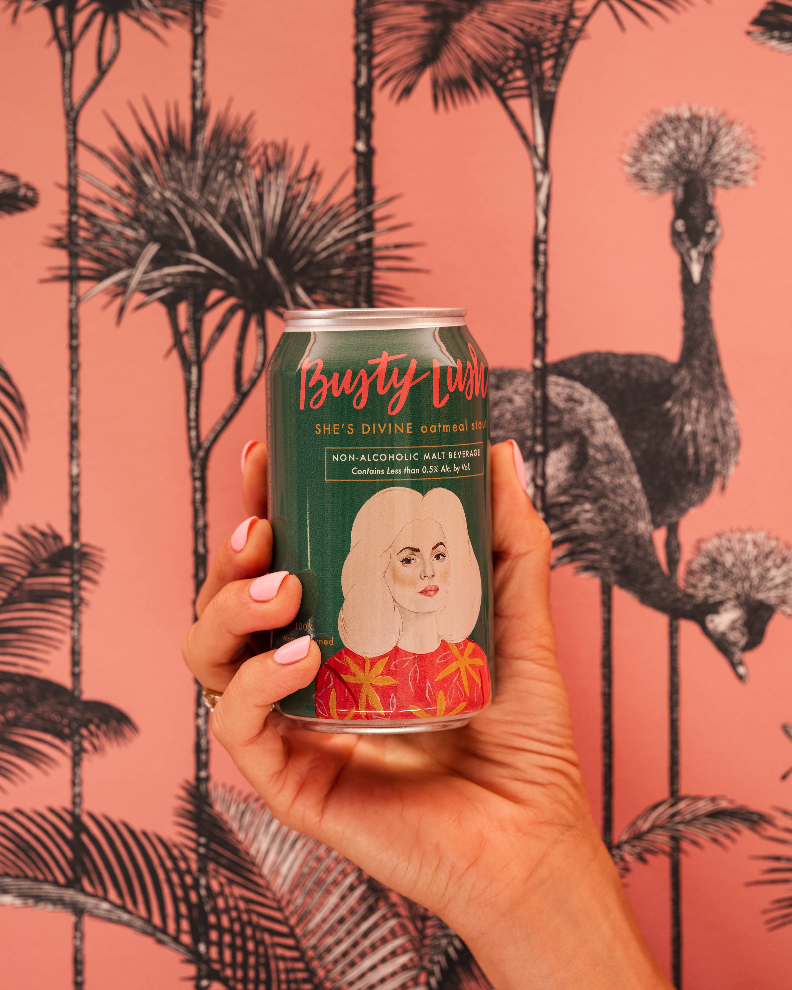 Busty Lush - Wholesale Non-Alcoholic Beer - She's Divine Non-Alcoholic Oatmeal Stout (4pk)1