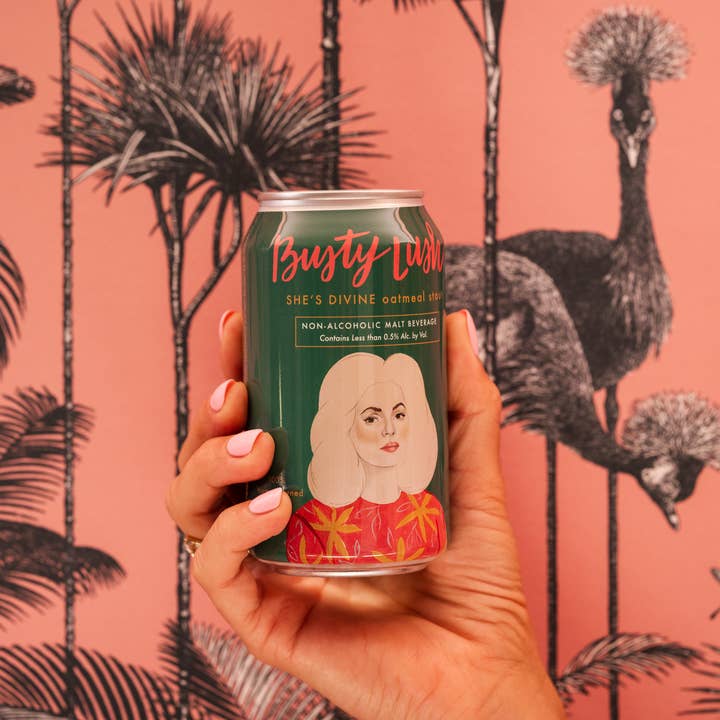 Busty Lush - Wholesale Non-Alcoholic Beer - She's Divine Non-Alcoholic Oatmeal Stout (4pk)1