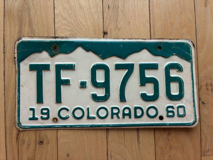 1960 Colorado License Plate for wholesale by RusticPlates