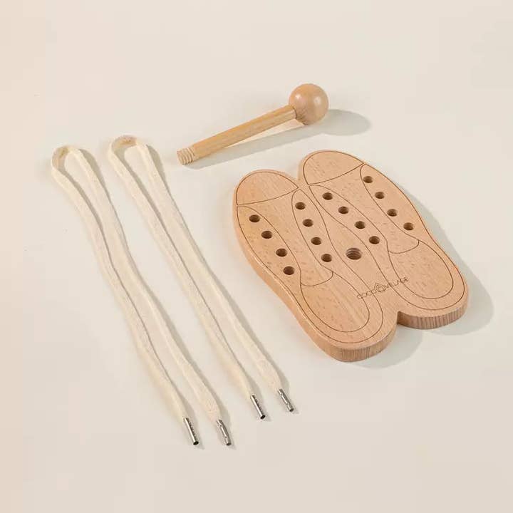 Coco Village - Wholesale Wood Toy - Kids - Wooden Lacing Game