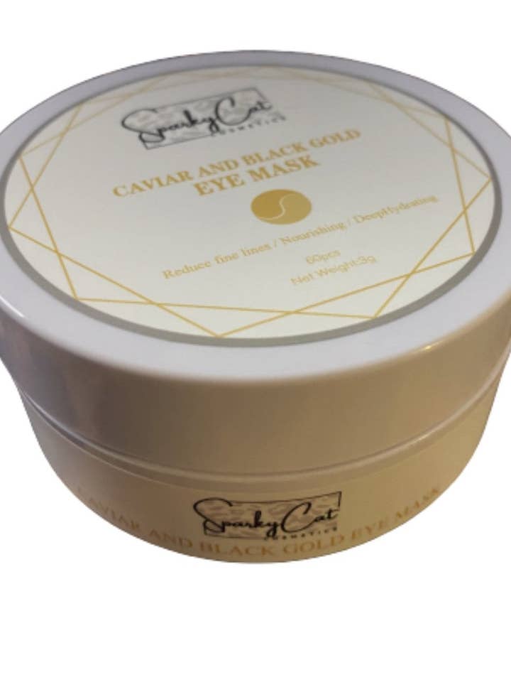 Caviar and Black Gold Eye Mask for wholesale by SparkyCat Cosmetics