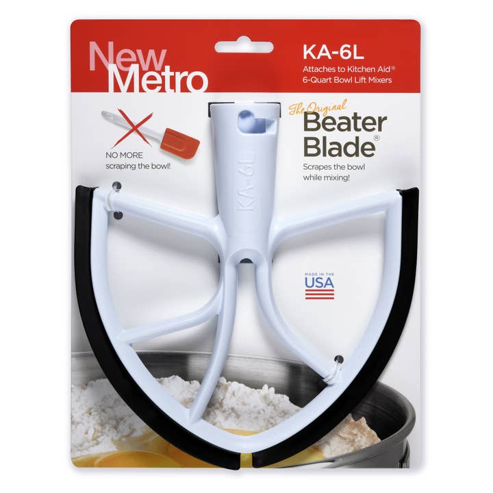 New Metro Design - Wholesale Kitchen Tool/Gadget - KA-6L Plastic Body BeaterBlade for 6 & 7-QT Bowl-Lift Mixers