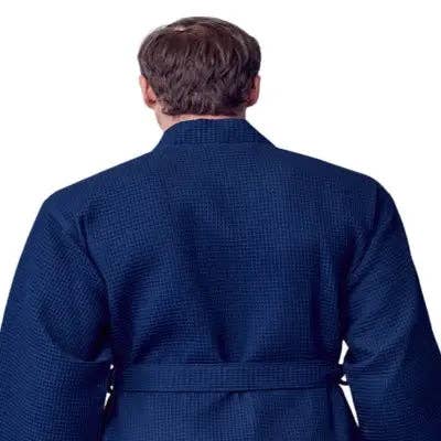 Lotus Linen - Vente Peignoir – homme - Peignoir de bain en nid d'abeille pour homme - Absorbant, léger36