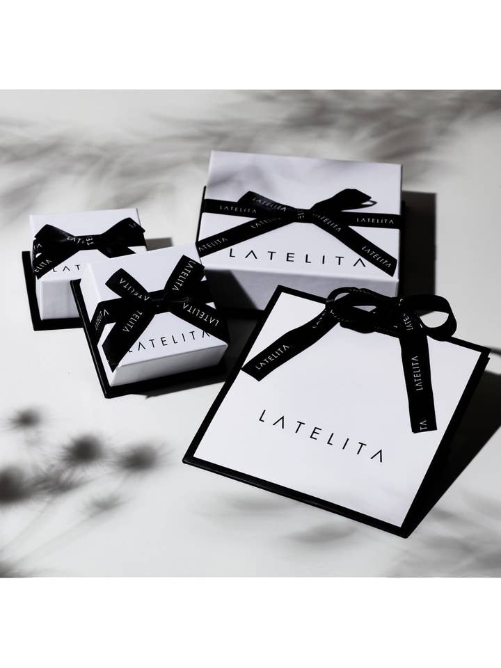 Duchess Sapphire Drop Earrings Gold for wholesale by Latelita