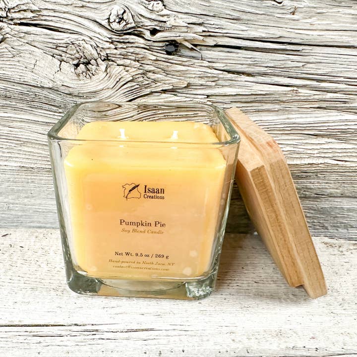 Pumpkin Pie Candle (9.5 oz) for wholesale by Isaan Creations