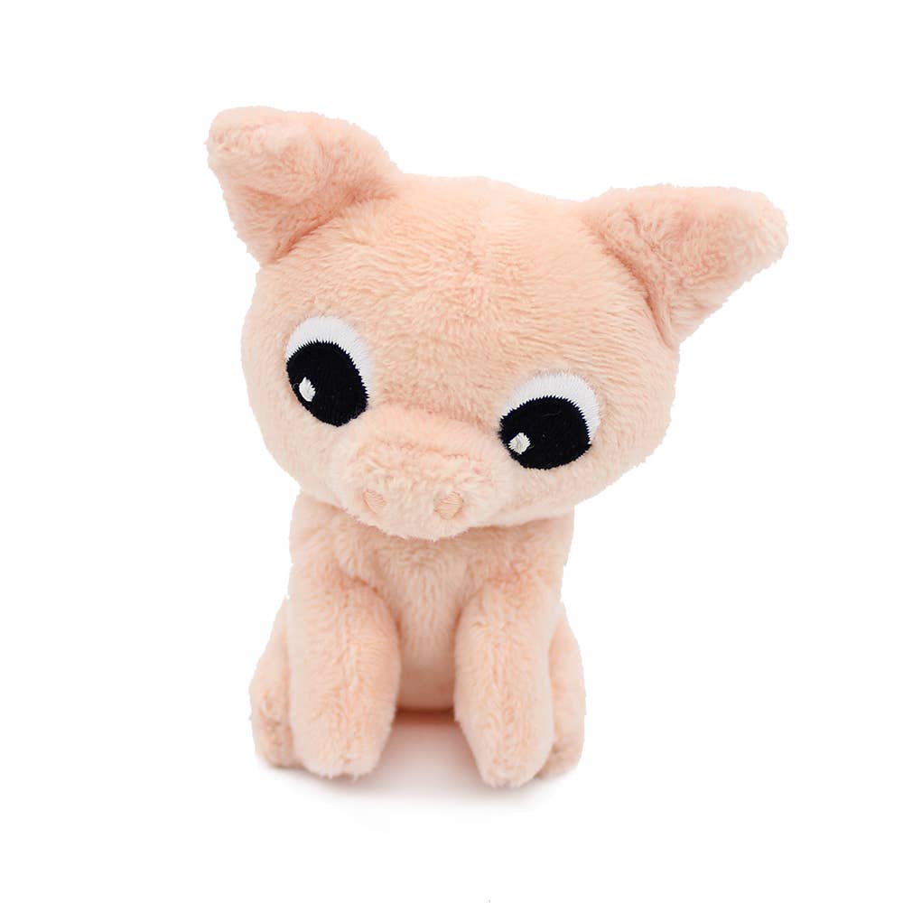 Les Déglingos, France – Großhandel Kuschel-/Plüschtier – Kind & Baby – LES PTIPOTOS - 25CM MAMA & BABY PLÜSCHSCHWEIN ROSA4