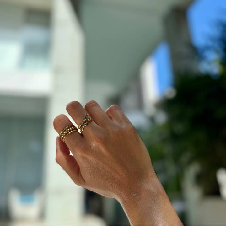 Faya & Co. - Wholesale Multi-stone ring - Klara Ring1