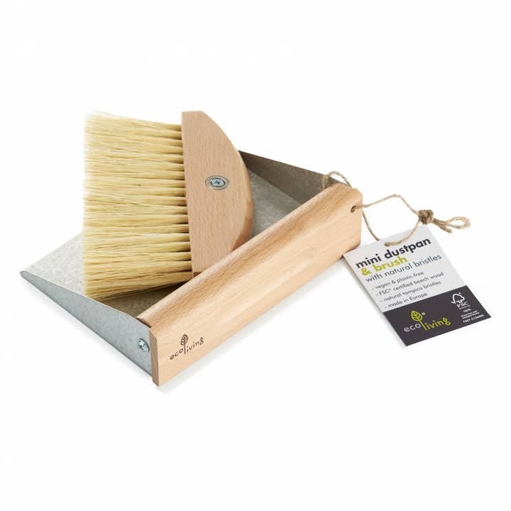 Mini Dustpan Set (100% FSC) for wholesale by ecoLiving