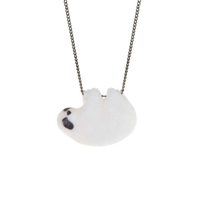 Just Trade UK – Großhandel Kette mit Anhänger/Charm – Tagua Faultier Anhänger