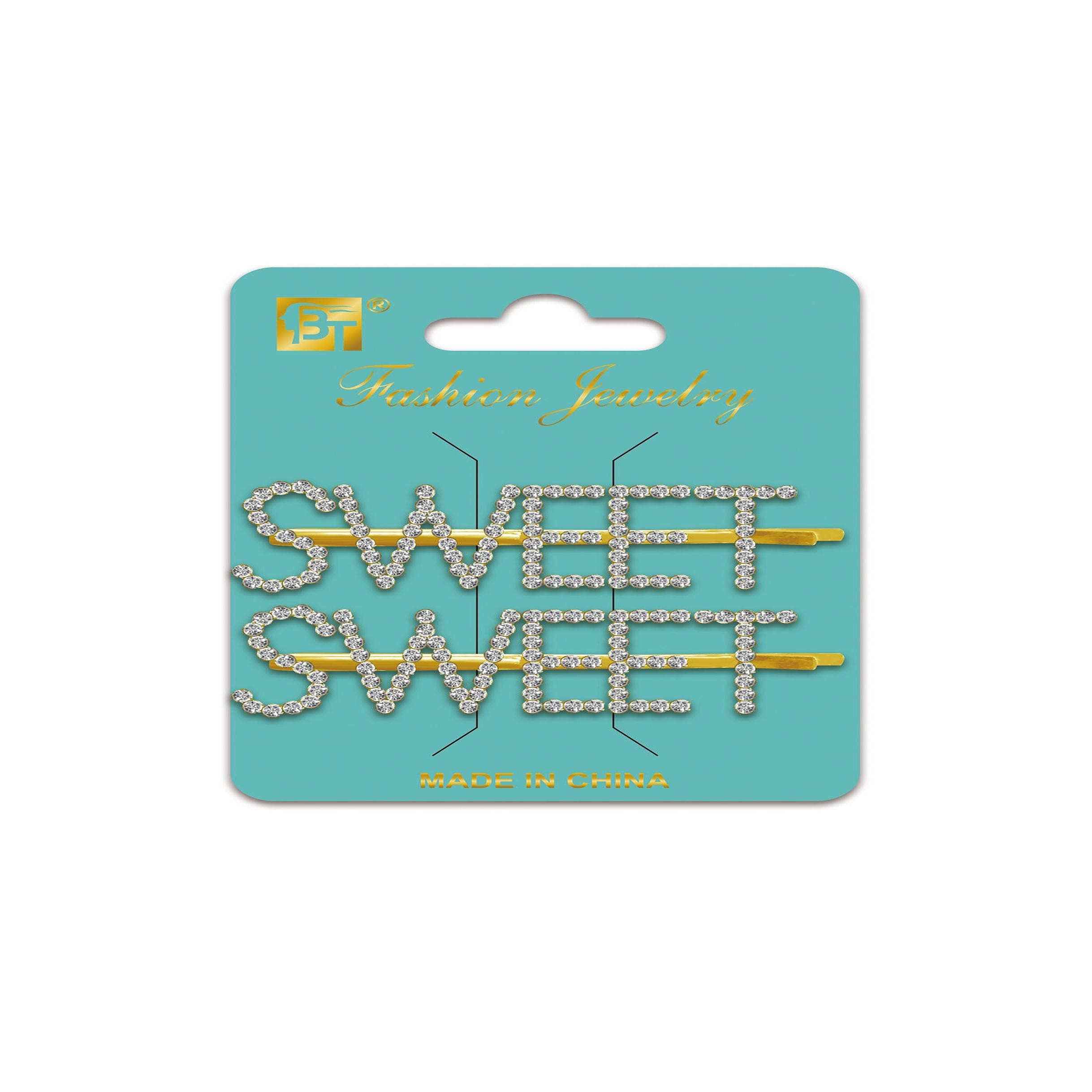 KT Supply - Wholesale Hair Pin - Crystal Bobby Pins Sweet0