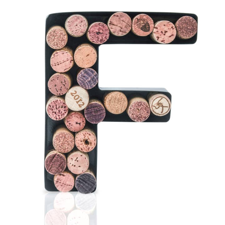 MADE EASY KIT - Wholesale Wine cork holder - Made Easy Kit Metal Letter Wine Cork Holder w/Wall Mount Kit61