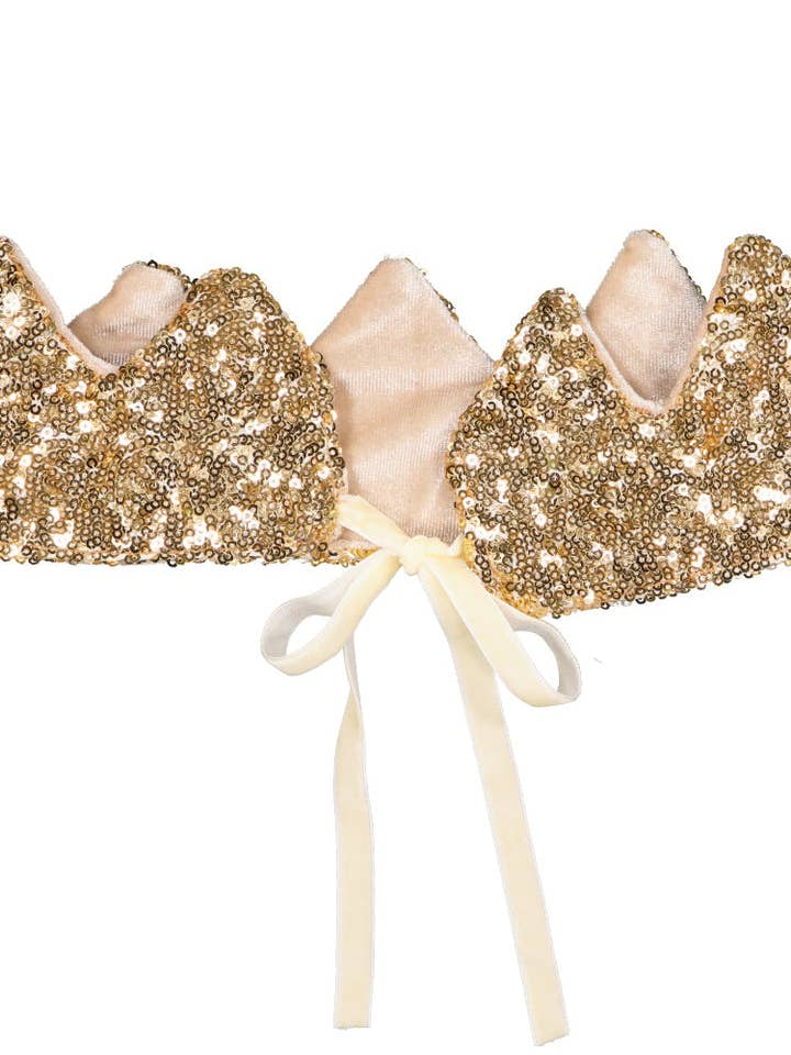 Luciole et Petit Pois - Wholesale Costume - Kids - Couronne - sequins dorés1
