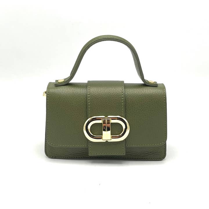 Suie Valentini srl – Großhandel Schultertasche – Damen – Echte Leder-Umhängetasche, MINI-Größe, Made in Italy, Art. 11241311