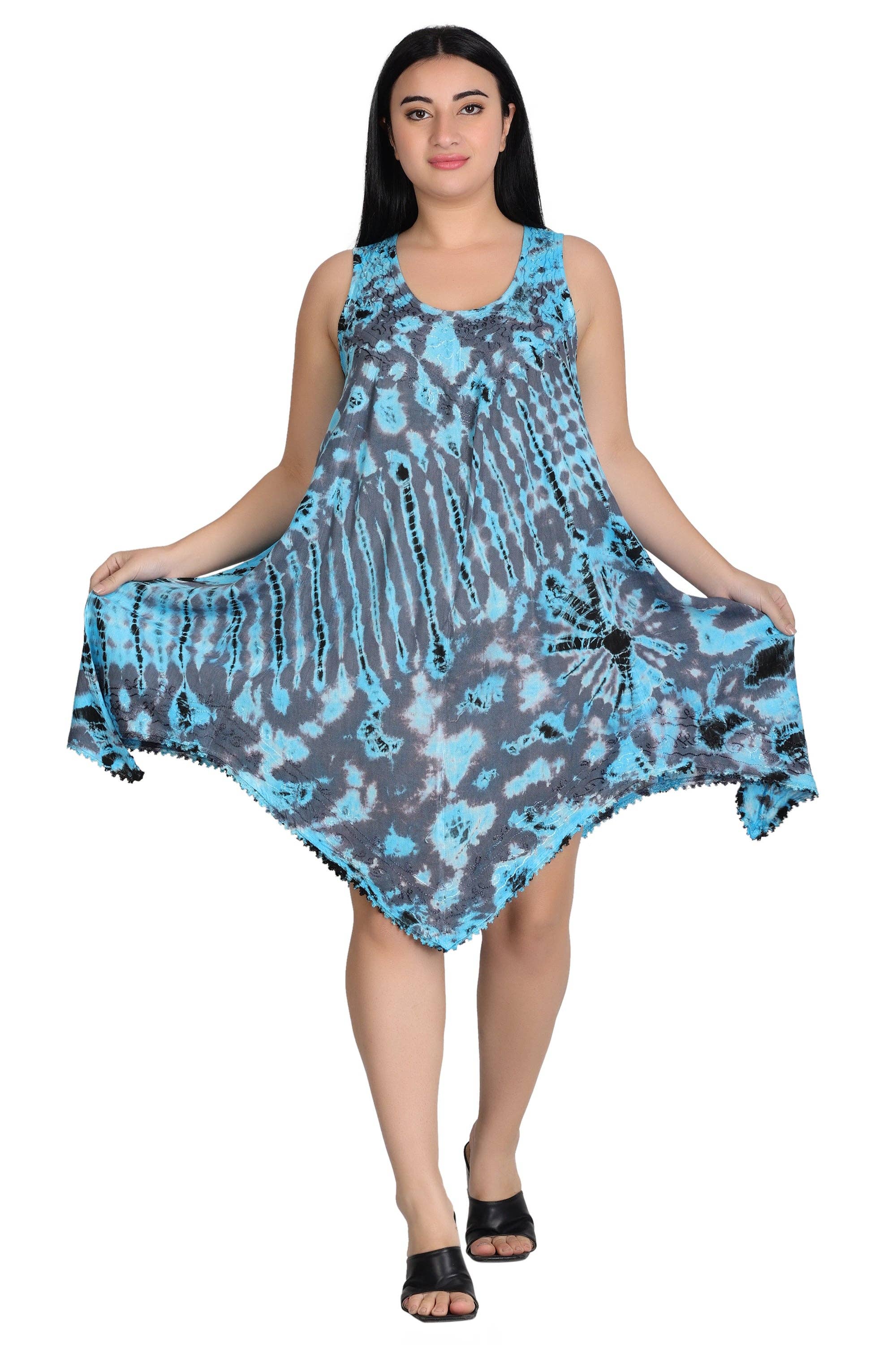 Assorted Colors Fairytale Bottom Tie Dye Dress 422142FT for wholesale on Faire4