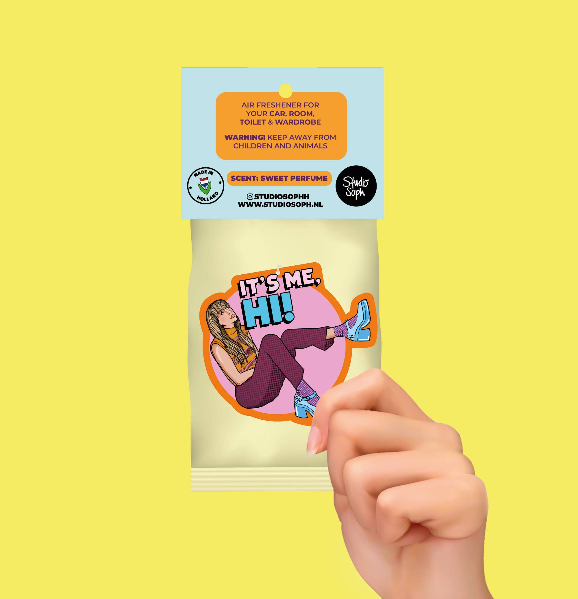 Studio Soph (We Pay Your Import Fees - We Ship DDP) - Vendita all'ingrosso Deodorante per auto - Donna - Profumatore d'Aria It's Me Hi! Taylor5