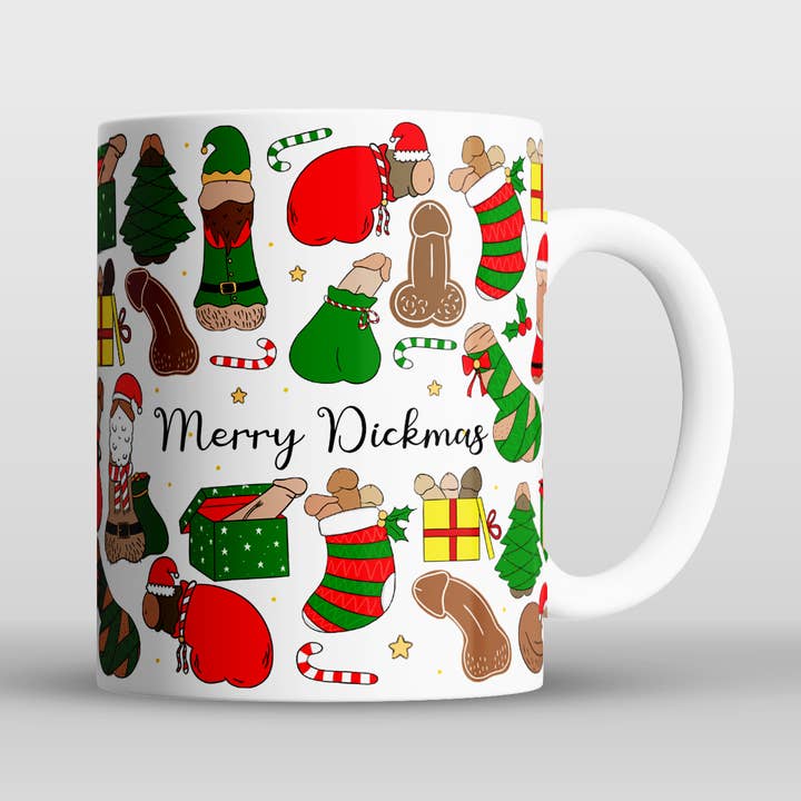 Risqué Gifts - Wholesale Coffee mug - Merry Dickmas Mug0