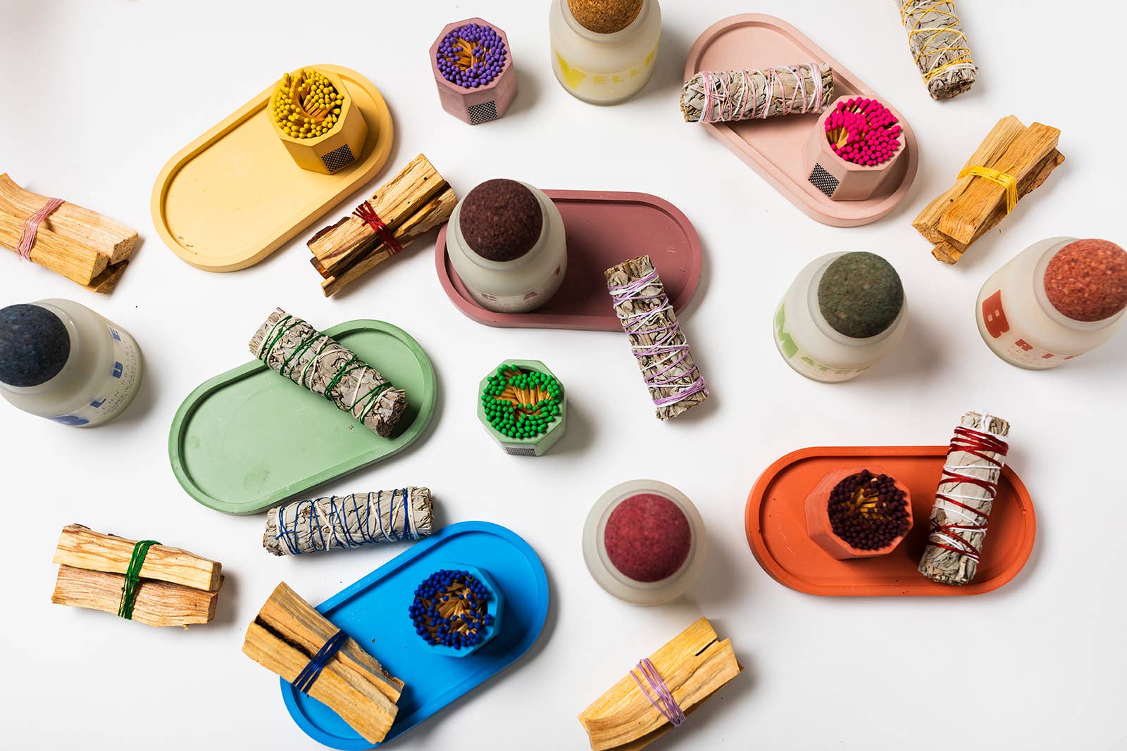 Tenn Prairie - Wholesale Decorative Tray - Concrete Candle Tray – Colored Base for Candle Display & Styling4