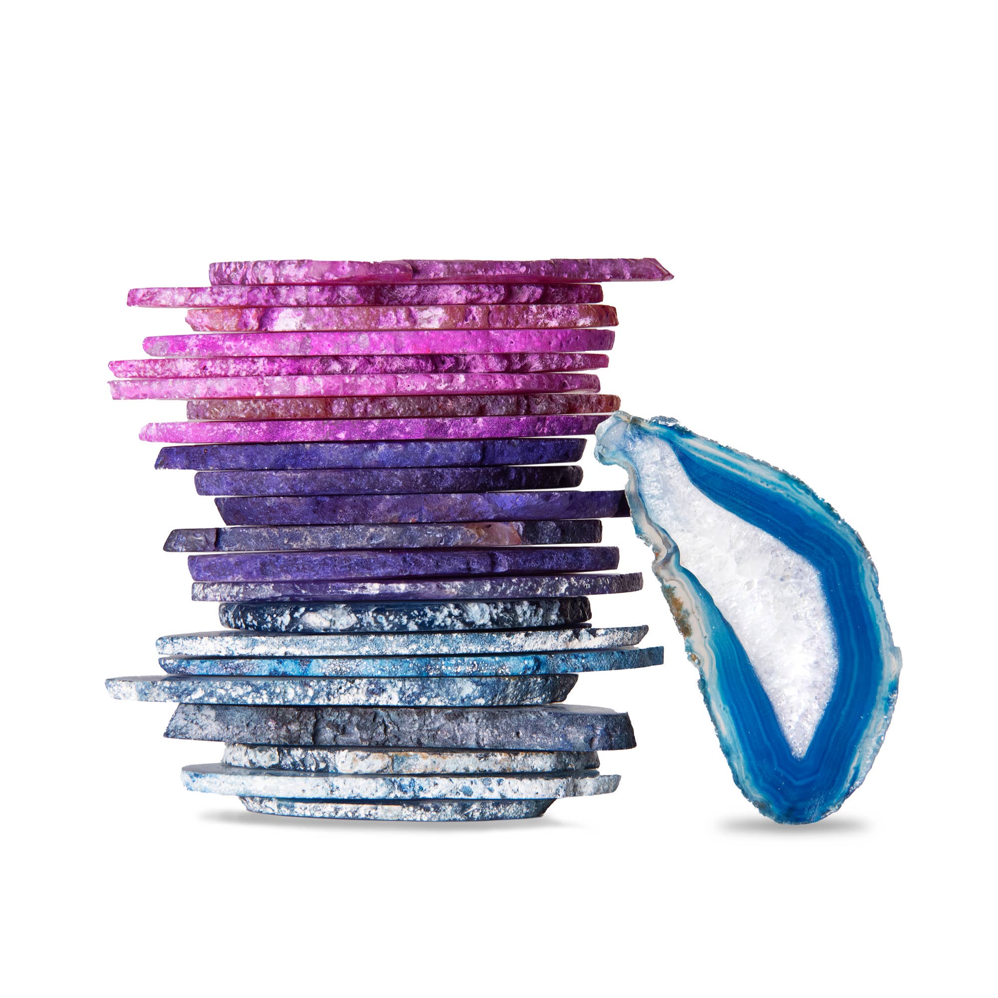 British Fossils - Vente Pierre et cristal de spiritualité - Tranches d'agate2