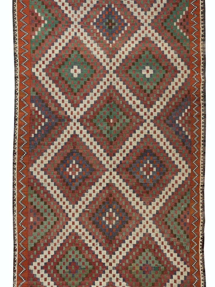 Einzigartiger handgewebter Jijim Kelim Vintage-Stil, 5,5 x 10,8 Fuß für den Großhandel von Rug Specialist LLC.